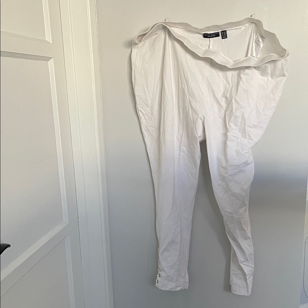 Susan Graver Weekend White Pants
